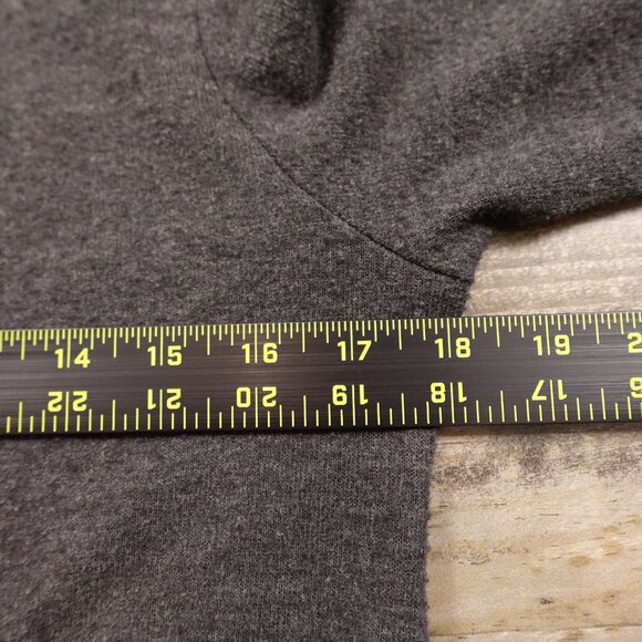 Three Bird Nest Wide-Leg Jumpsuit Women’s Medium Charcoal Gray Long Sleeve - Picture 7 of 11